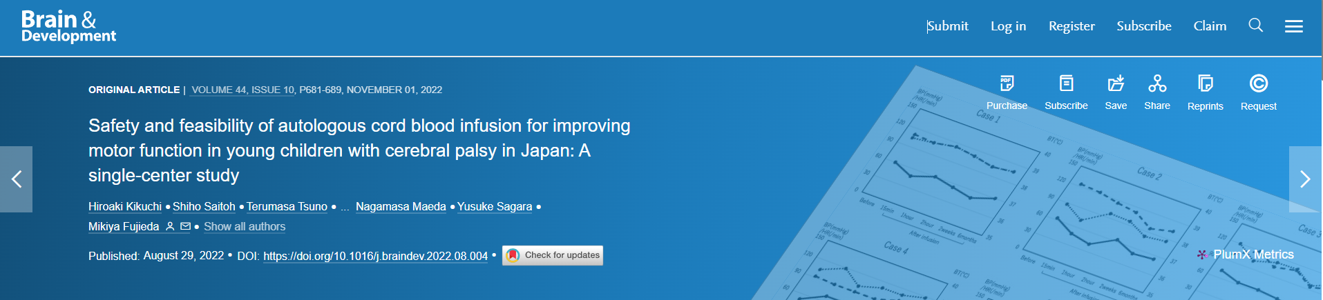 干細胞移植可改善腦癱幼兒的運動功能的臨床研究 干細胞移植可改善腦癱幼兒的運動功能的臨床研究