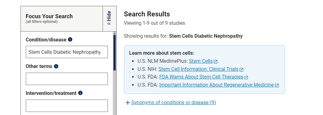 干細(xì)胞治療糖尿病腎病的臨床研究進(jìn)展 干細(xì)胞治療糖尿病腎病的臨床研究進(jìn)展