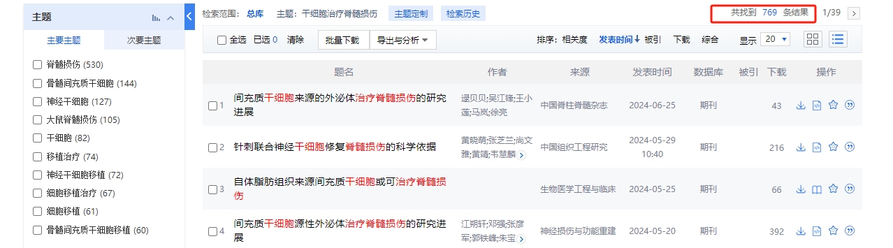 干細胞治療脊髓損傷的臨床研究進展 干細胞治療脊髓損傷的臨床研究進展