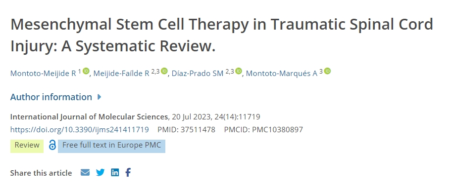 創(chuàng)傷性脊髓損傷的間充質(zhì)干細(xì)胞治療:系統(tǒng)評(píng)價(jià) 創(chuàng)傷性脊髓損傷的間充質(zhì)干細(xì)胞治療:系統(tǒng)評(píng)價(jià)
