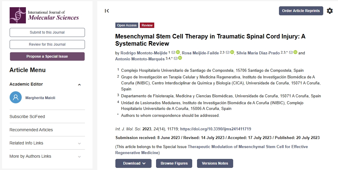 間充質干細胞治療創傷性脊髓損傷:系統評價 間充質干細胞治療創傷性脊髓損傷:系統評價