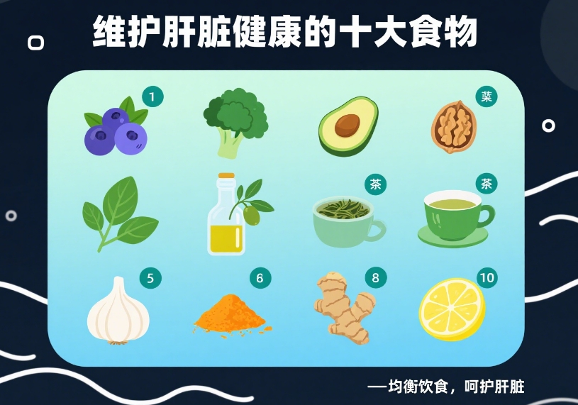 維護肝臟健康應該吃什么？那十大食物適合維護肝臟健康？